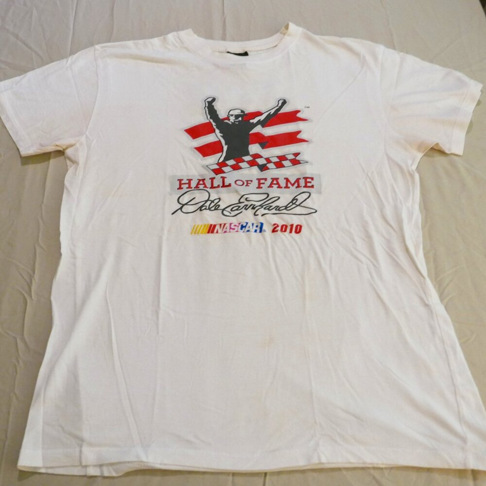 Dale Earnhardt Sr 2010 Nascar Hall Of Fame  - X-Large T-Shirt